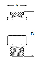 RV01A1N Pop Off Relief Valve Drawing